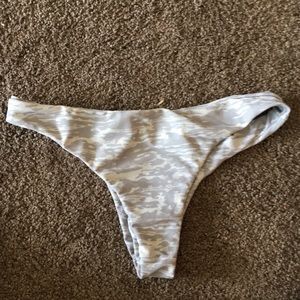 Mikoh bottoms that are gray and white